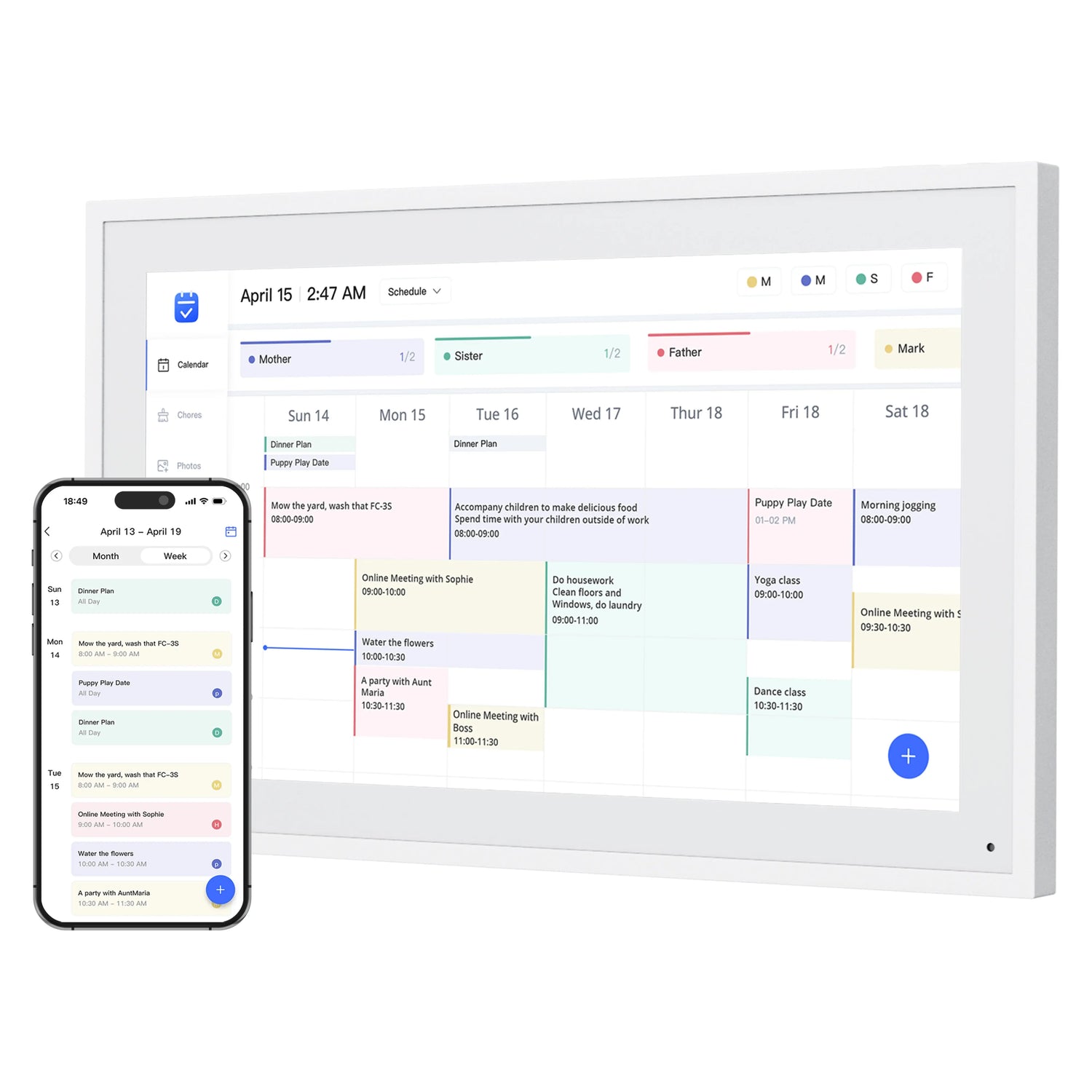 Stay on Track and Bring Your Family Together with the Dragon Touch Digital Calendar Dragon Touch
