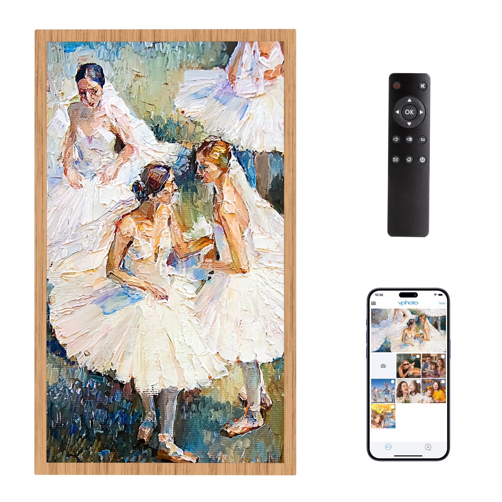 Dragontouch Digital Picture Frame - 21inch - Remote Control - WiFi