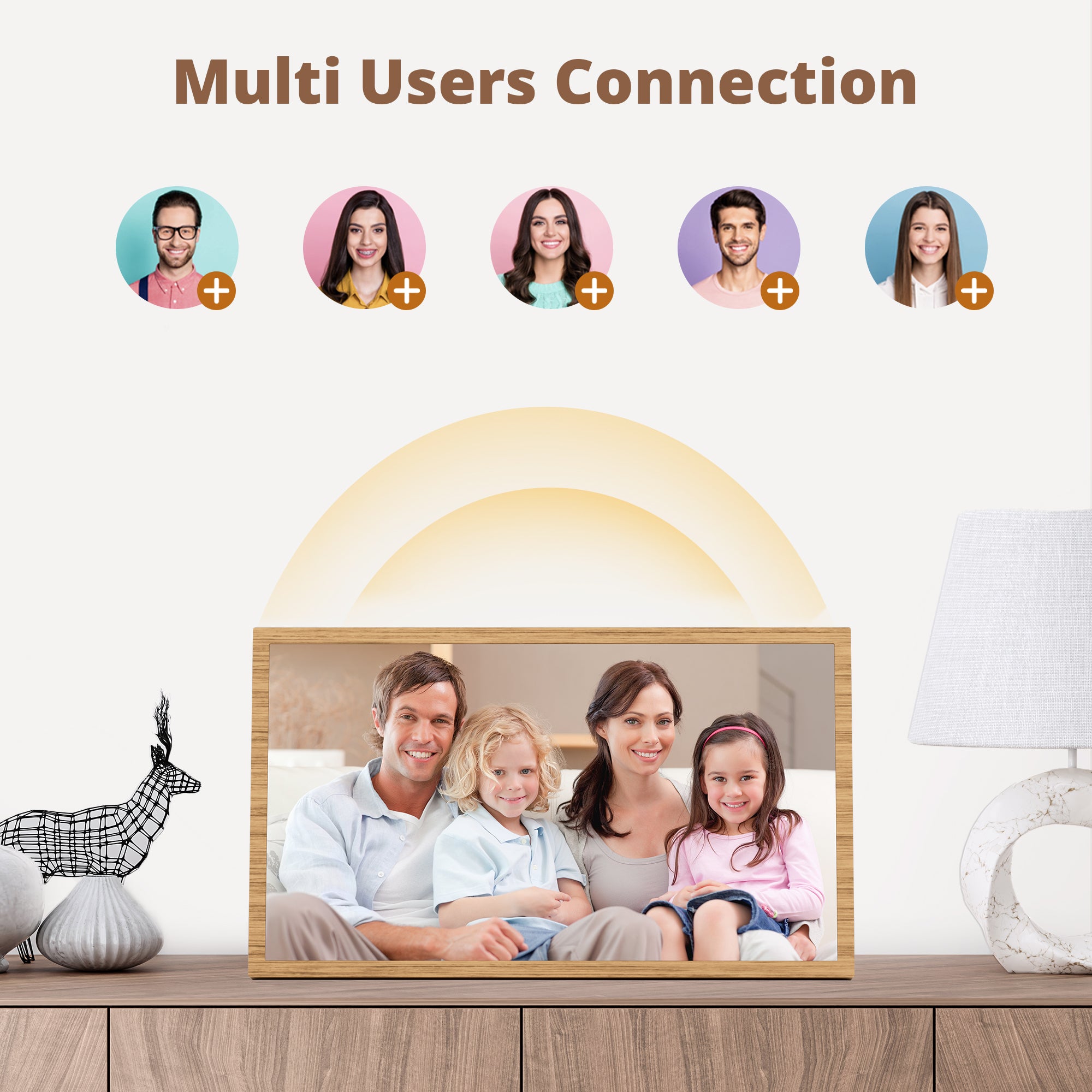 Dragontouch Digital Picture Frame - Connect and Share Family Moments