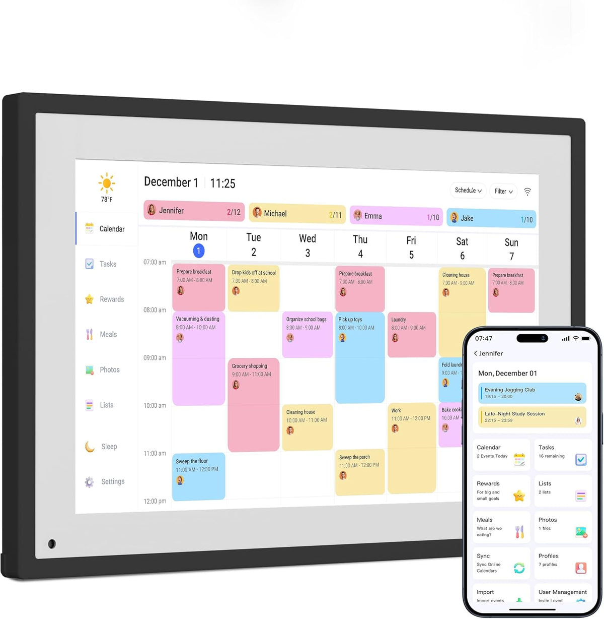 Dragon Touch Digital Calendar Dragon Touch