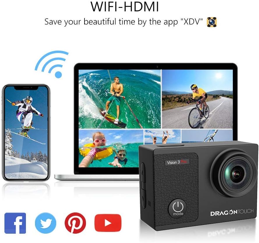 Vision 3 Pro Action Camera Dragon Touch