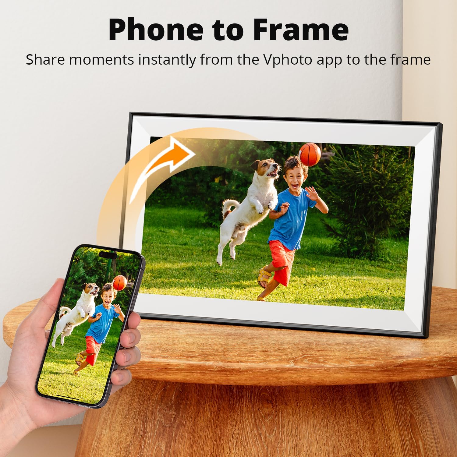 15.6" WiFi Touch Screen Digital Picture Frame