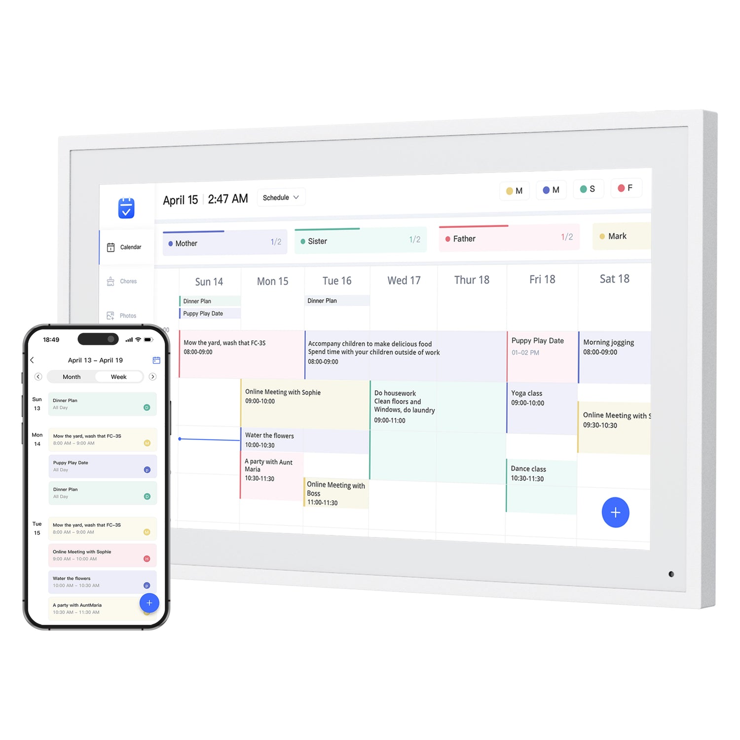 Stay on Track and Bring Your Family Together with the Dragon Touch Digital Calendar
