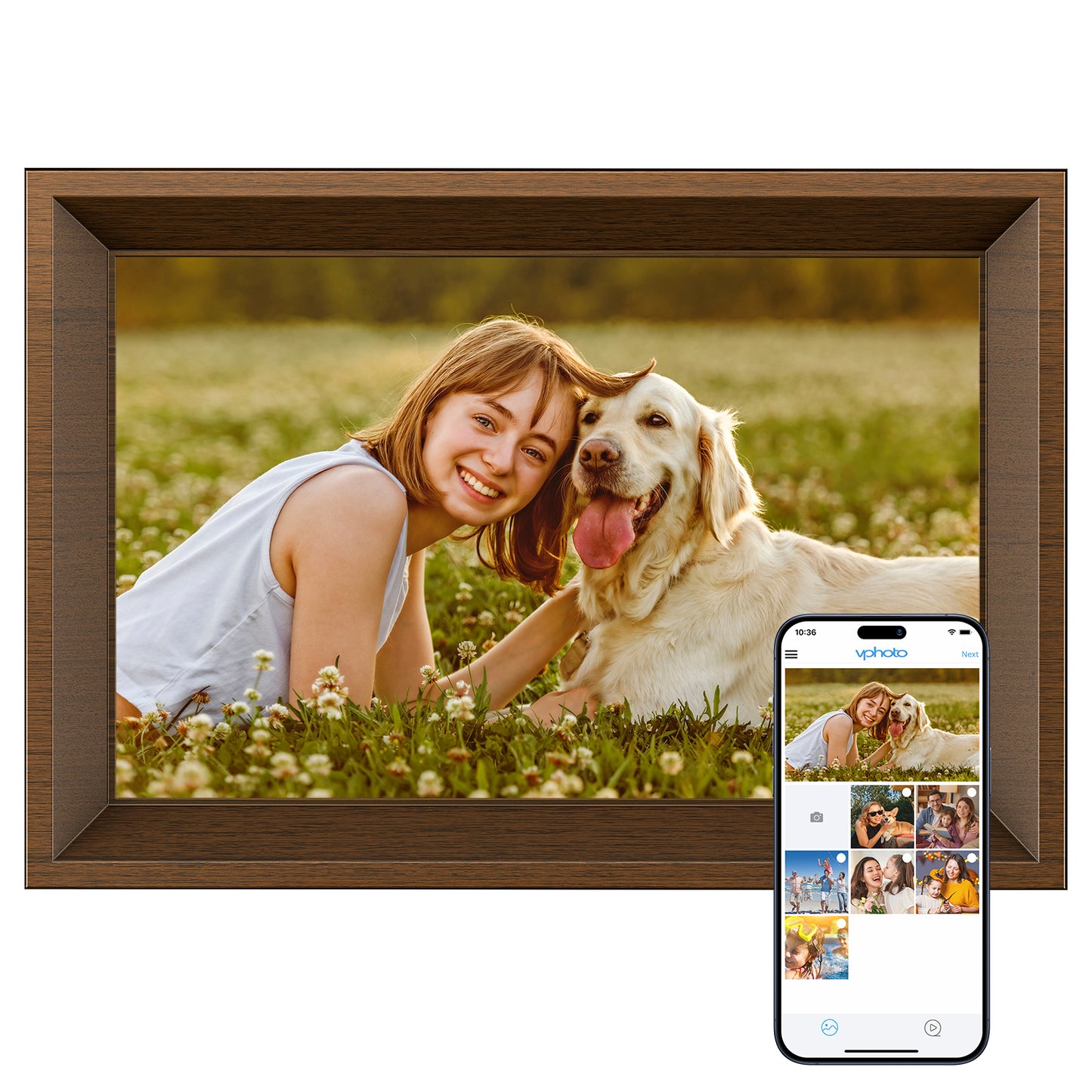 10.1" WiFi Touch Screen Digital Picture Frame 