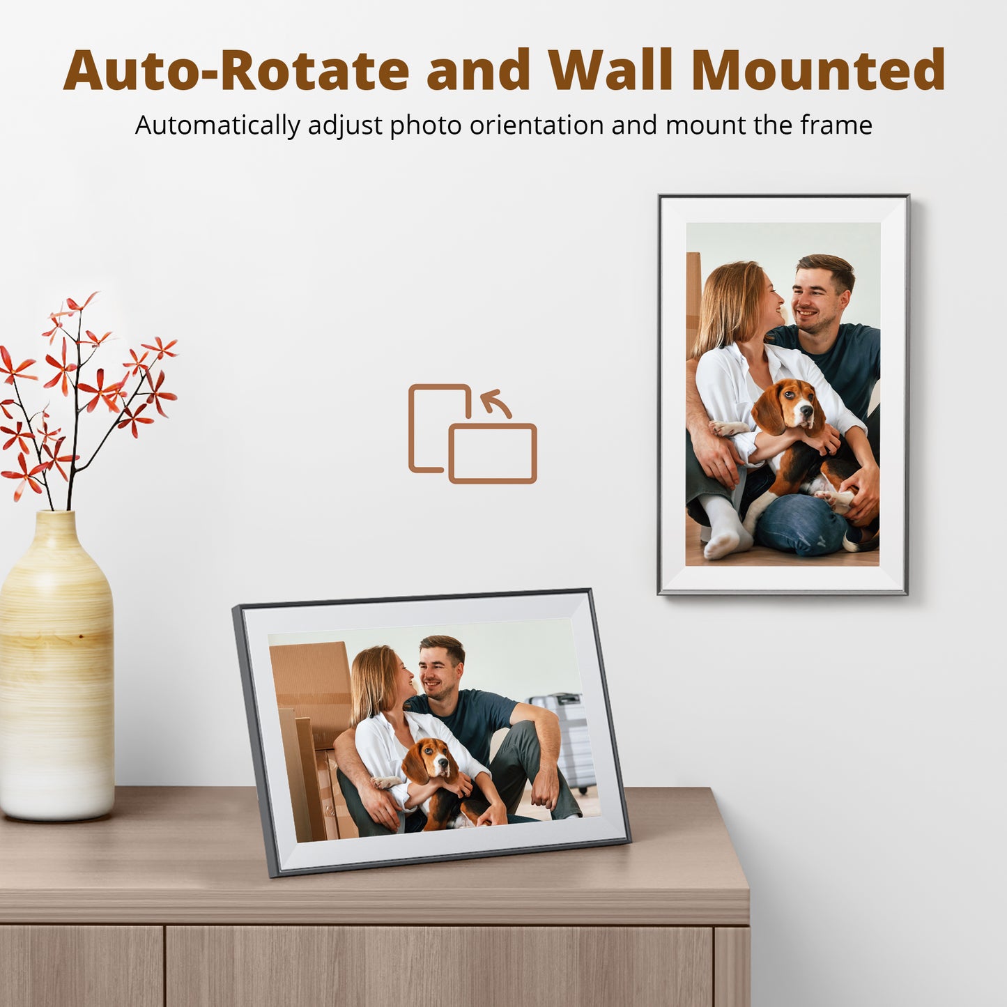 15.6" WiFi Touch Screen Digital Picture Frame 