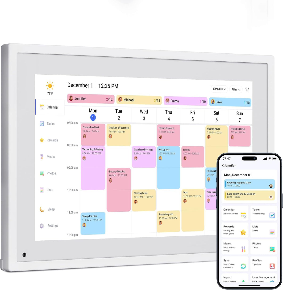Dragon Touch Digital Calendar Dragon Touch