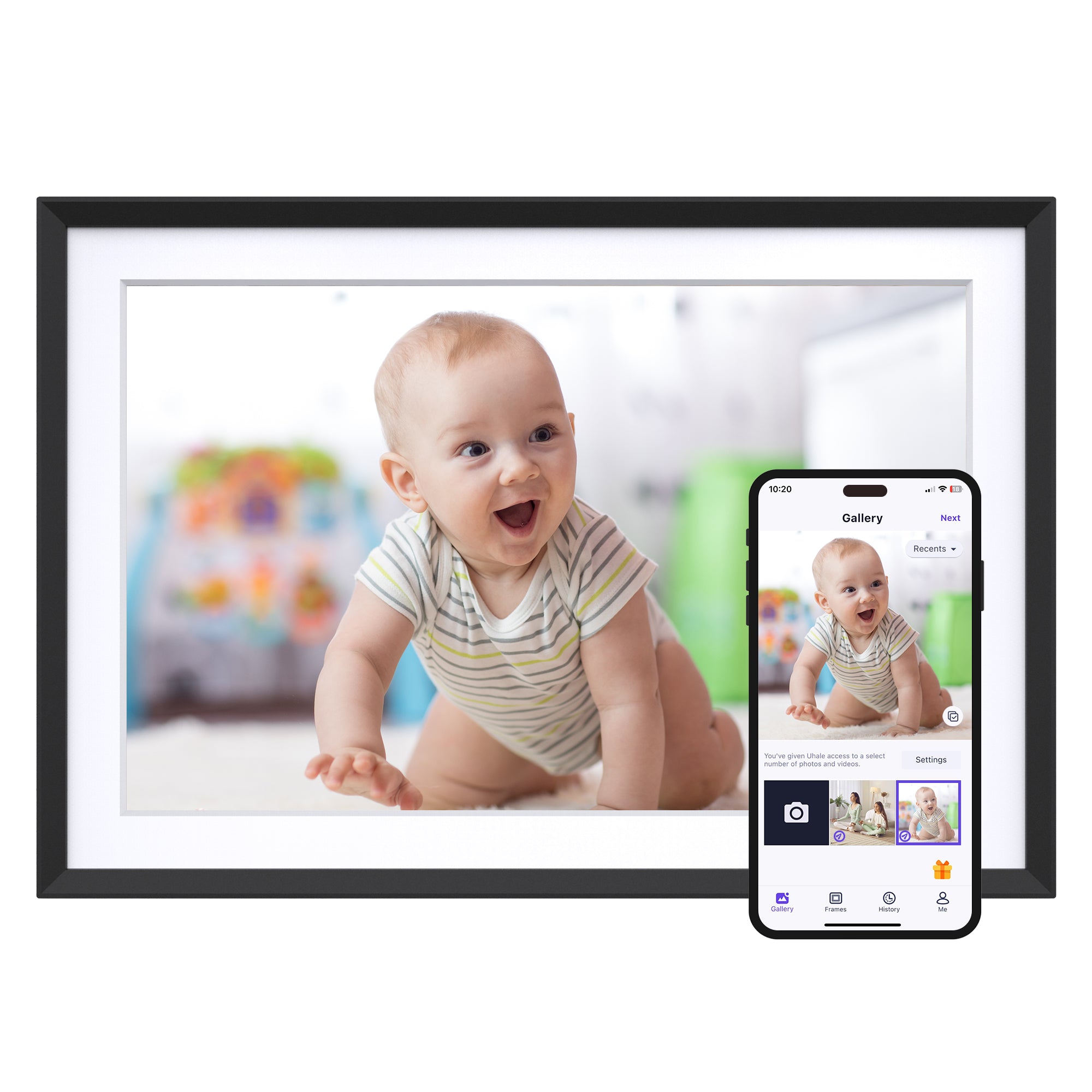 10.1" WiFi Touch Screen Digital Picture Frame
