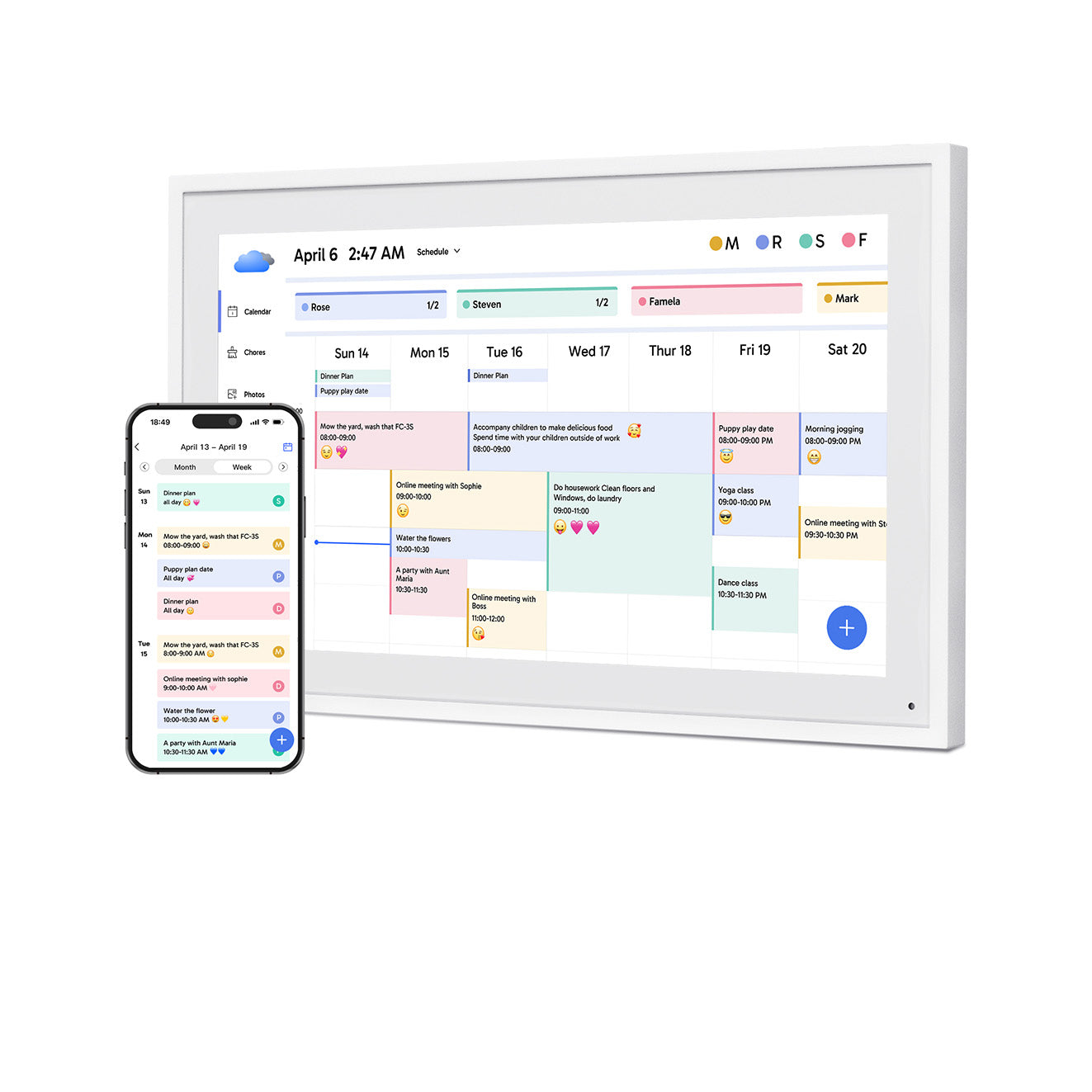 ブランド: Dragon Touch Dragon Touch Official | Digital Calendar & Frame for Families