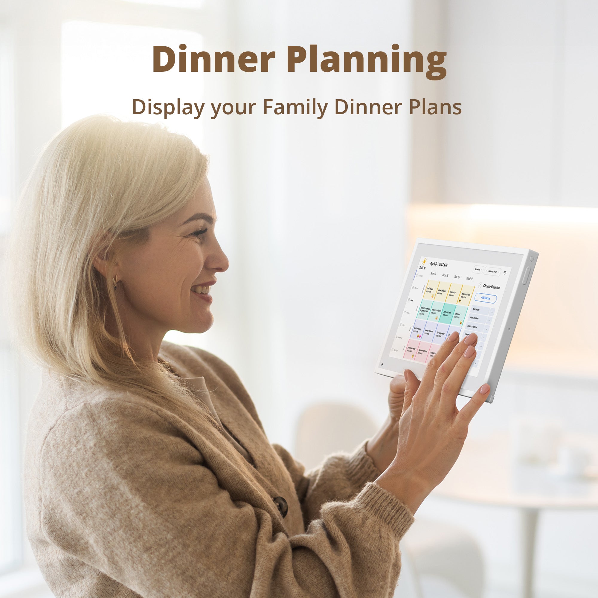 smart touchscreen calendar