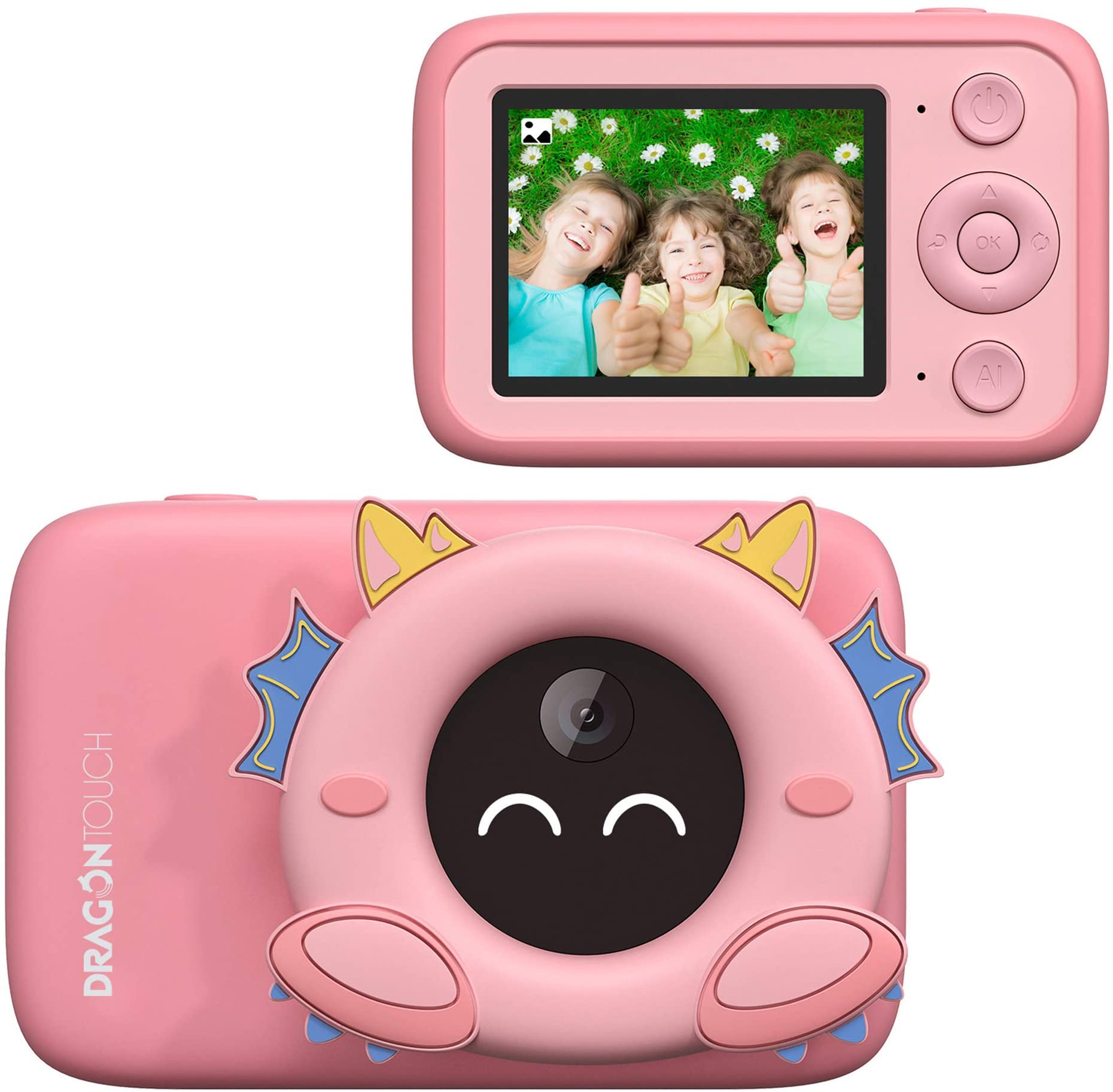 Dragon Touch Instant Print Camera for Kids, Zero Ink Toy Camera