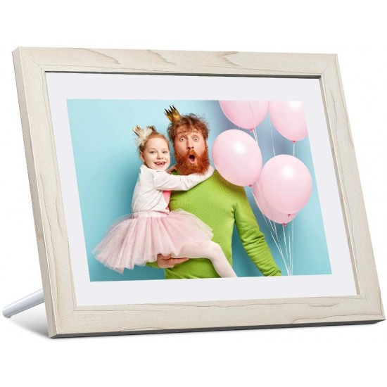 Dragon Touch 10 inch Black/White Digital Picture Frame(Wi-Fi 
